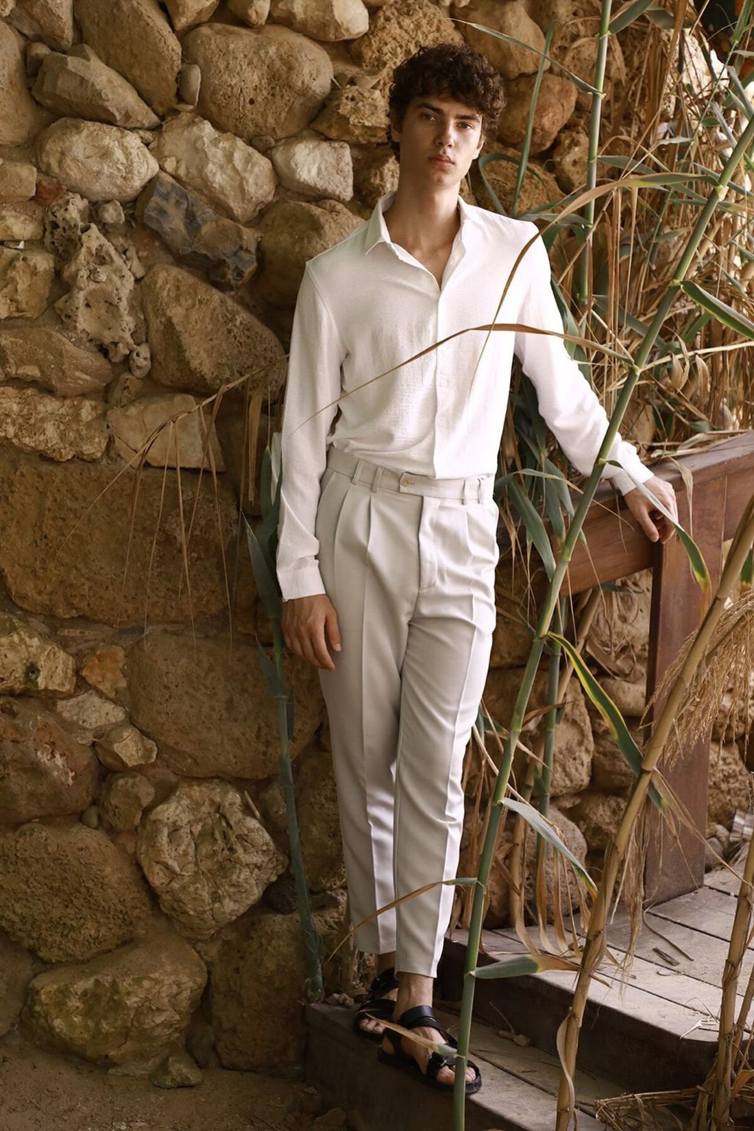 Beige Vintage Pants