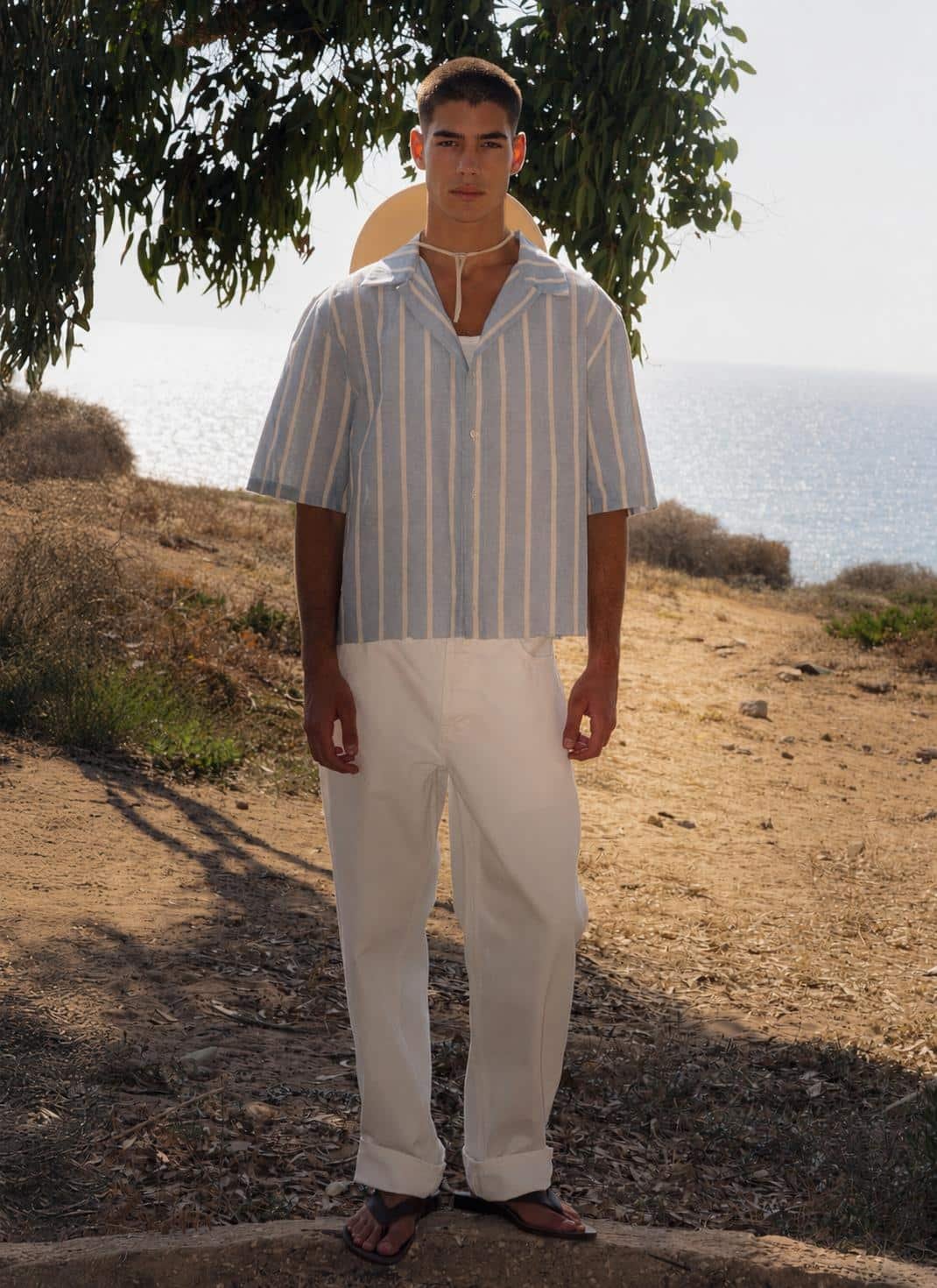 Croped Striped Shirt